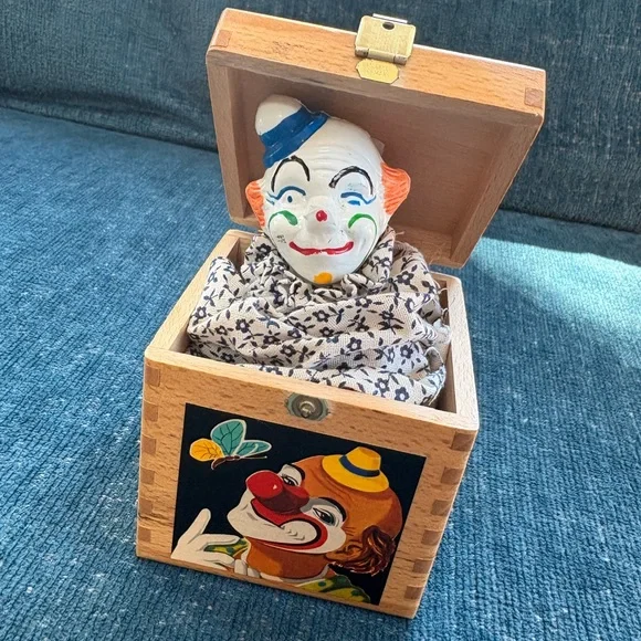 Vintage Hermann Eichorn Wooden Jack in the Box. - Picture 1 of 7
